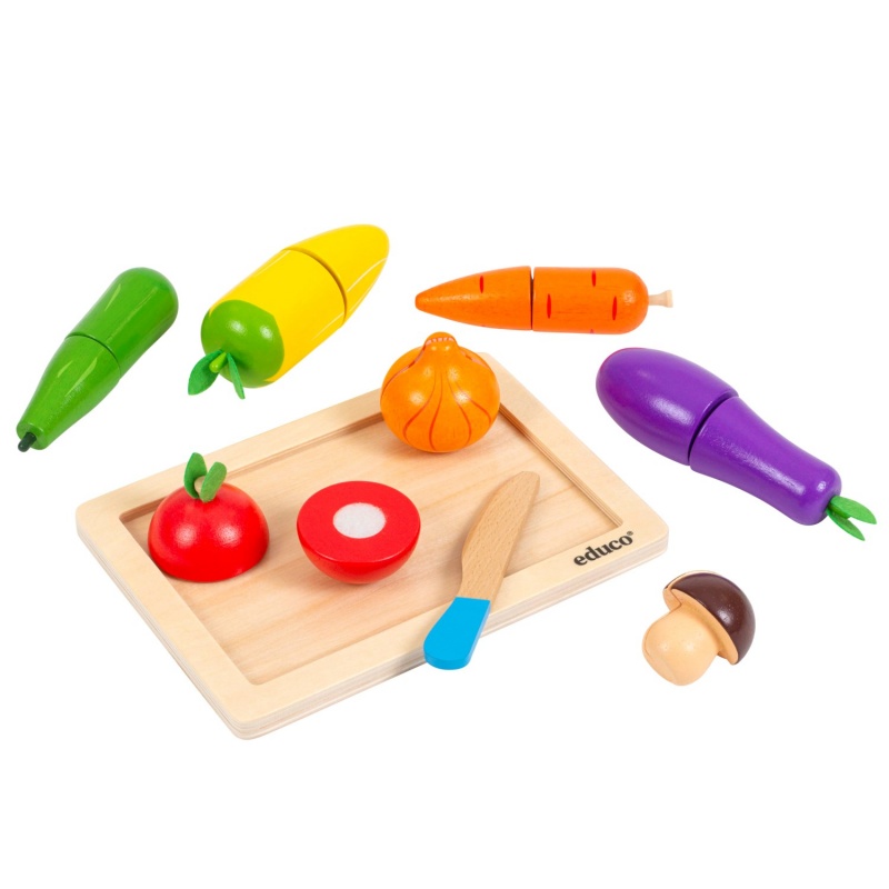 Ensemble de légumes en bois pour enfants Griner - SKLUM