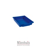 Tray without gliders: blue (7 cm)