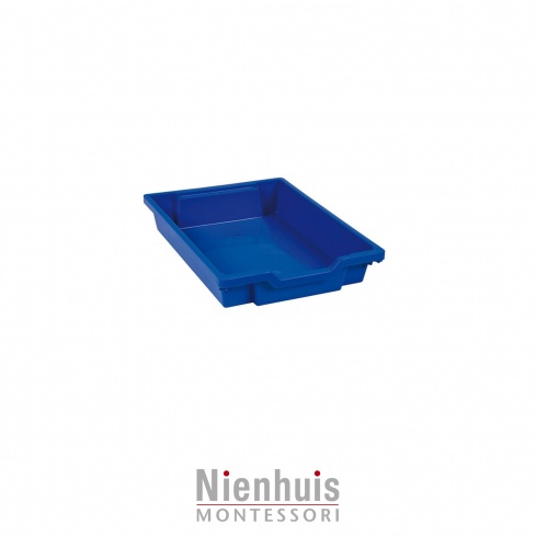 Tray without gliders: blue (7 cm)