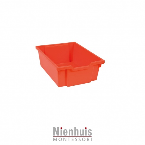 Tray without gliders: red (15 cm)