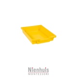 Tray without gliders: yellow (7 cm)