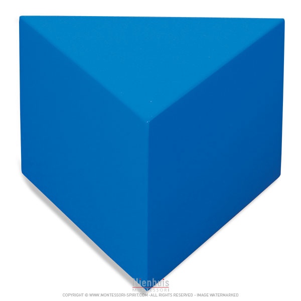 Boîte à Forme Montessori : le Prisme Triangulaire