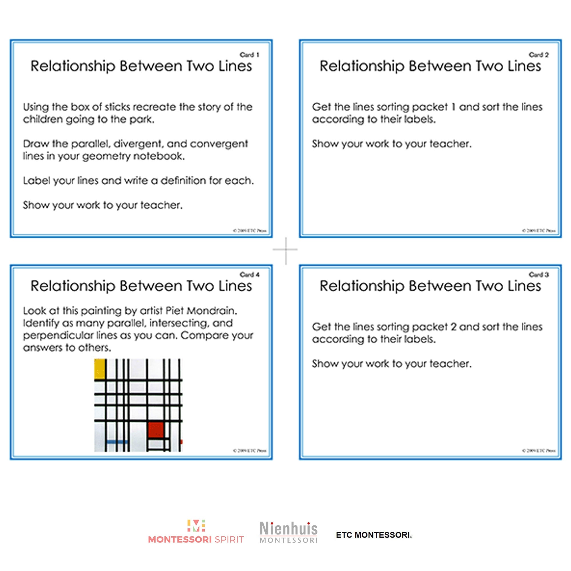 2nd and 3rd Level Geometry Task Cards