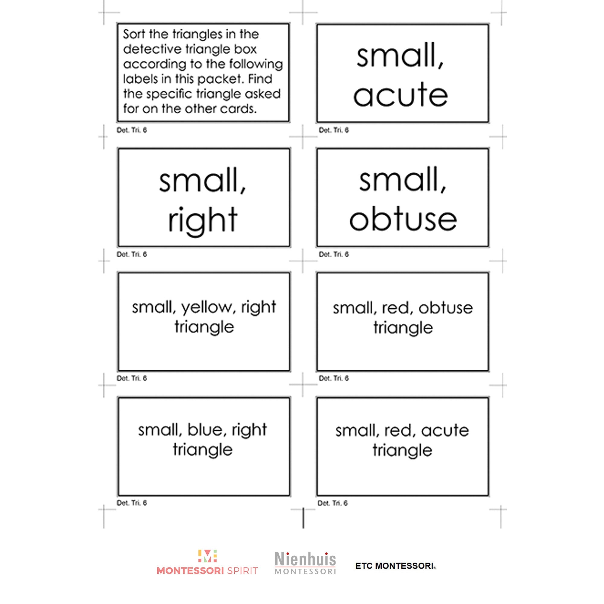 2nd and 3rd Level Geometry Task Cards