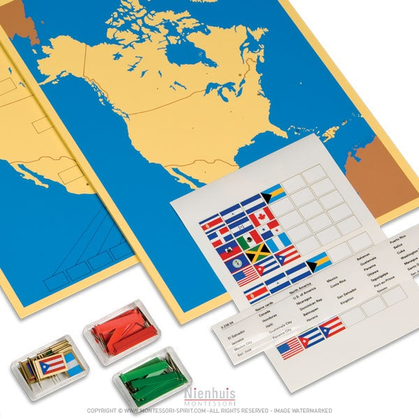 Image of 4-cartes-de-l-amerique-du-nord