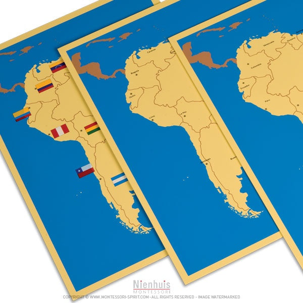 Image of 4-cartes-de-l-amerique-du-sud