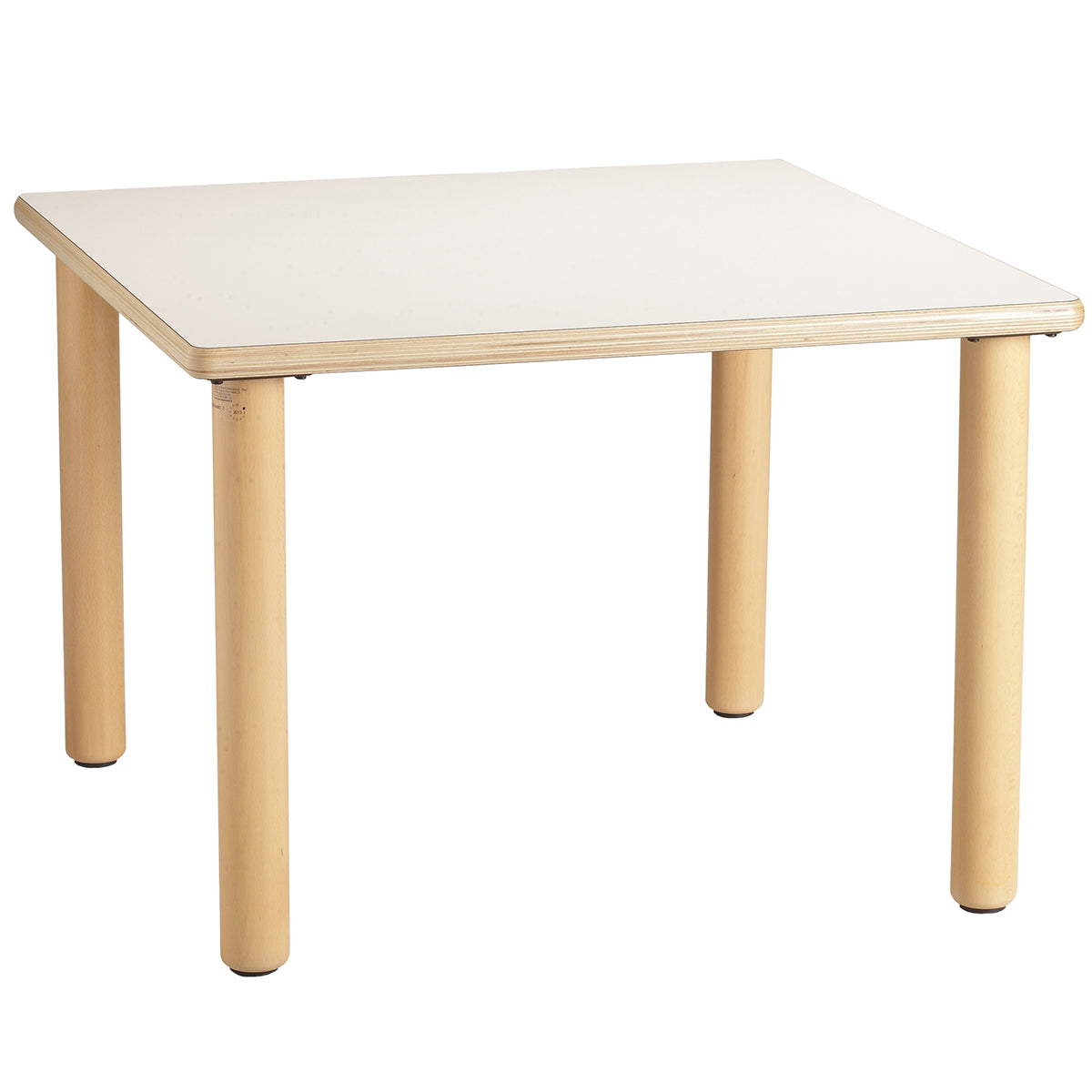 Table plateau carré 64x64 cm