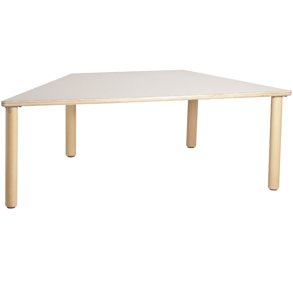 Table trapézoïdale 128x64x46h cm