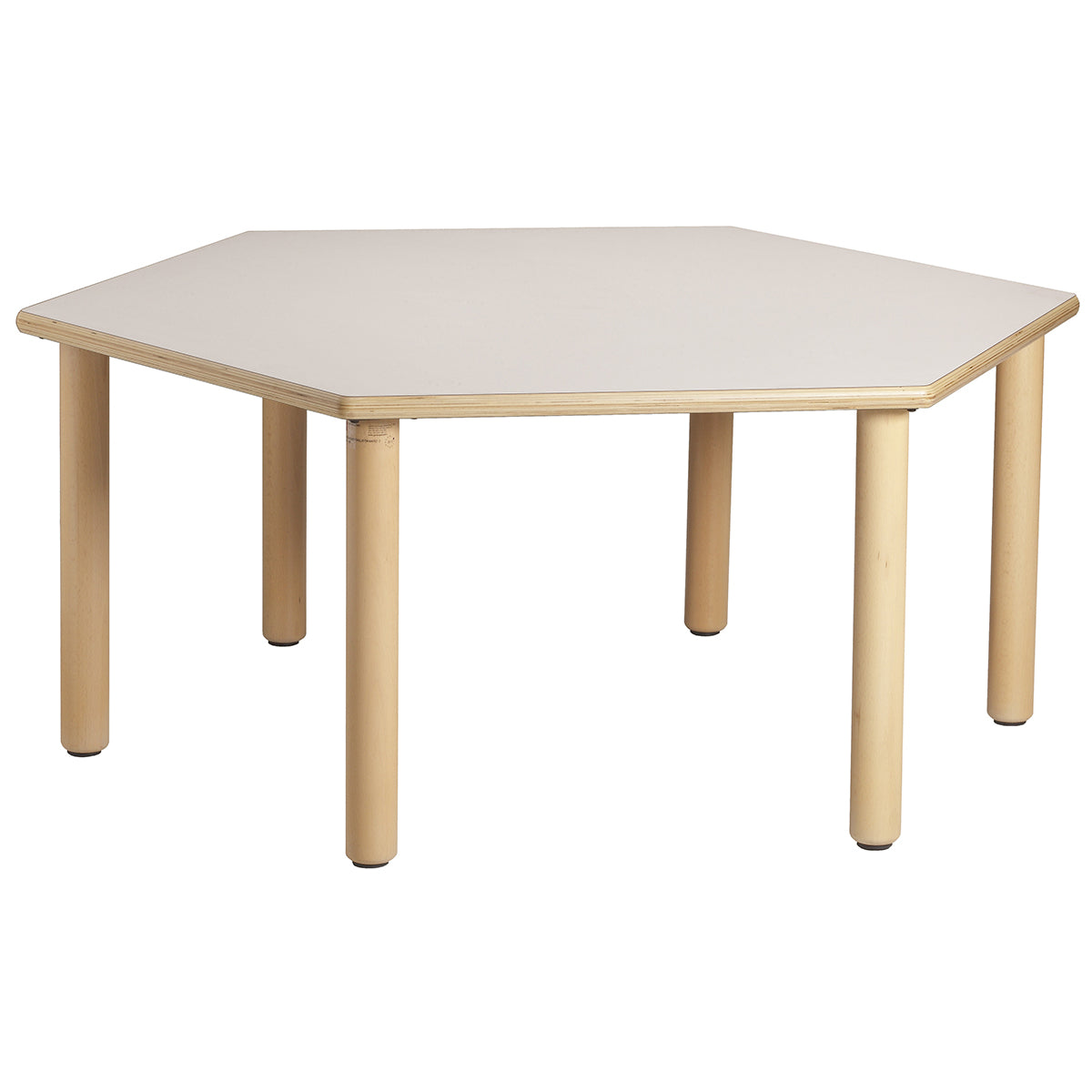 Table hexagonale 128x111x40h cm