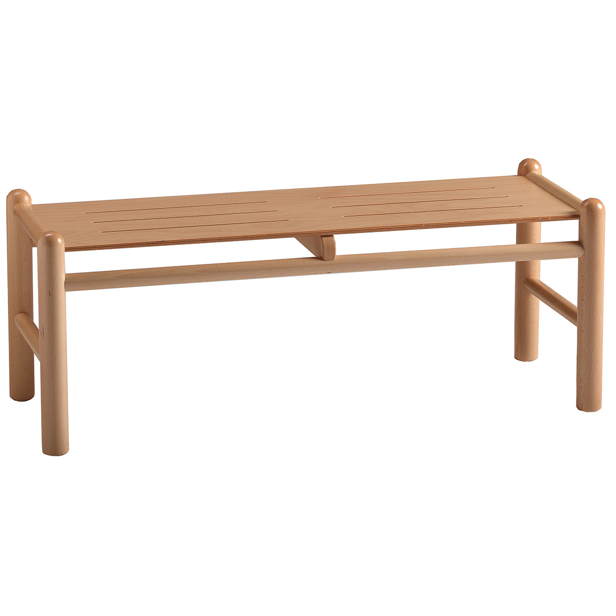 Banc en bois sans dossier 88x33x31h cm