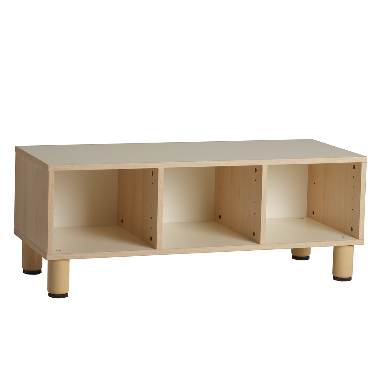 Meuble ouvert 3 cases 105x41x40h cm