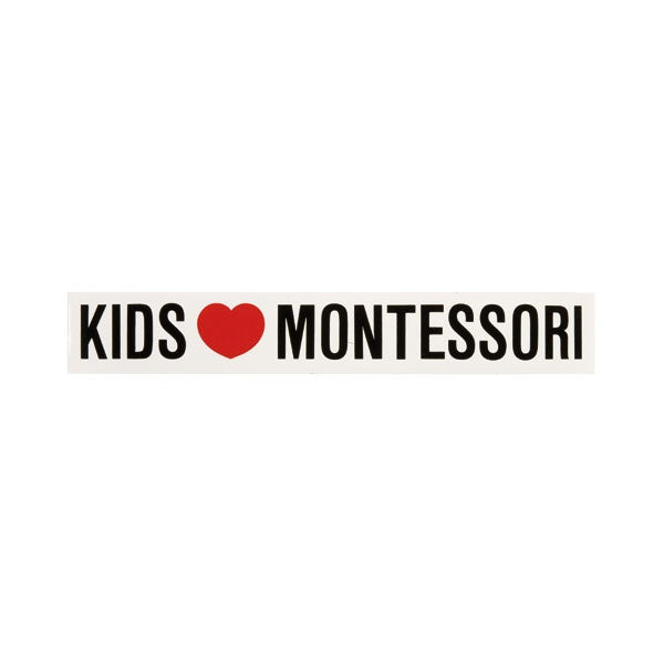 Image of Autocollant-kids-love-montessori