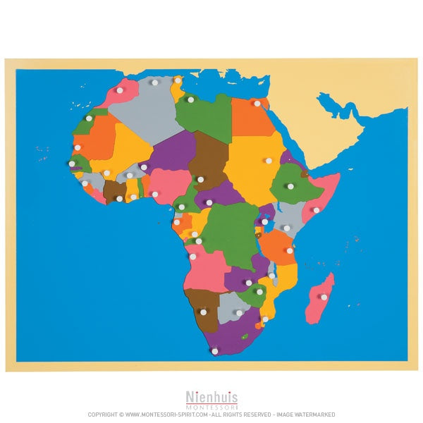 Image of Carte-puzzle-de-l-afrique