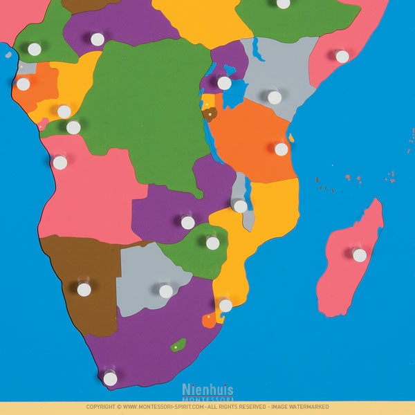 Image of Carte-puzzle-de-l-afrique