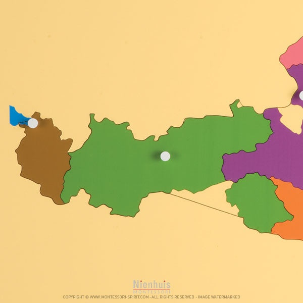 Image of Carte-puzzle-de-l-autriche