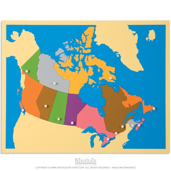 Image of Carte-puzzle-du-canada