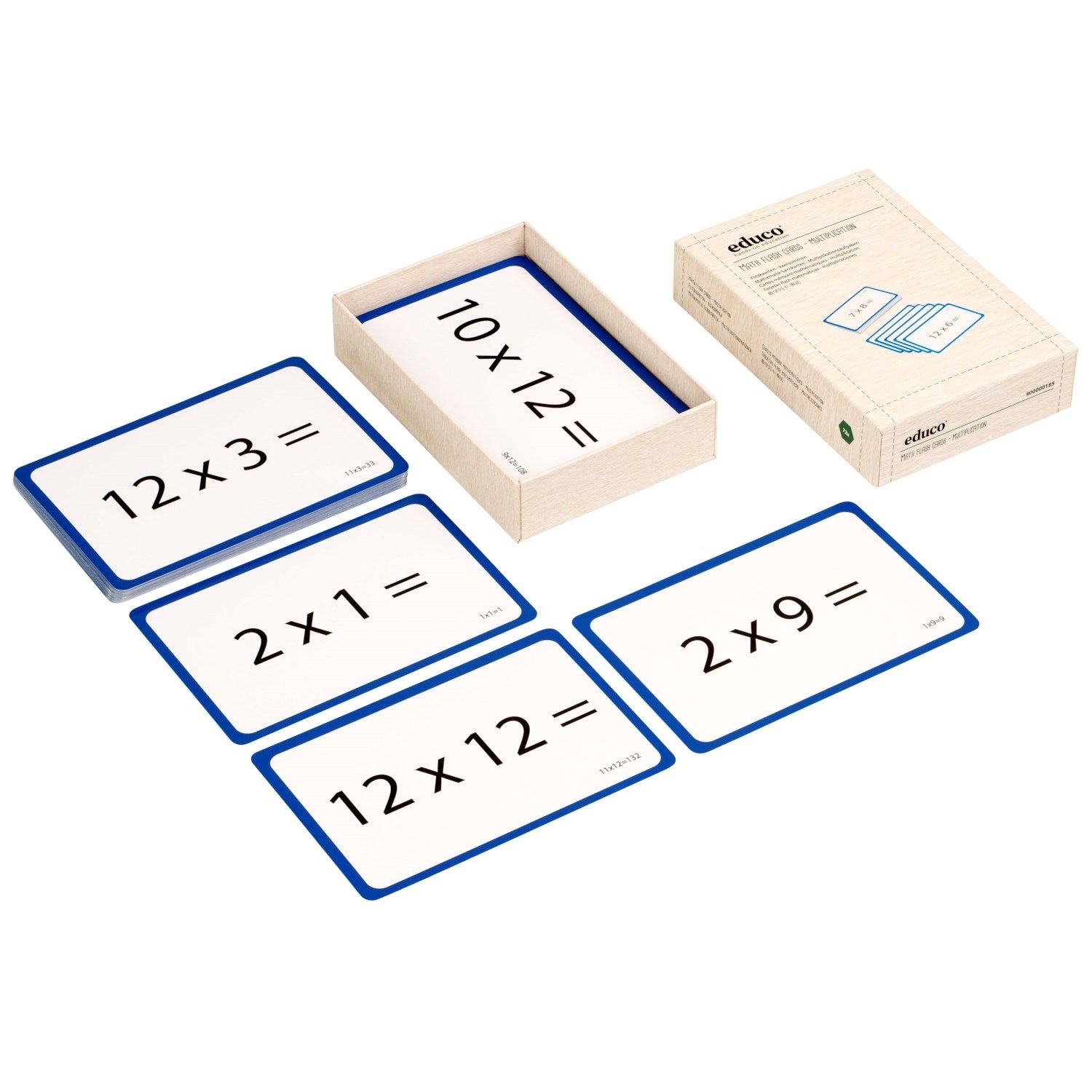 Cartes flash mathématiques - Multiplication