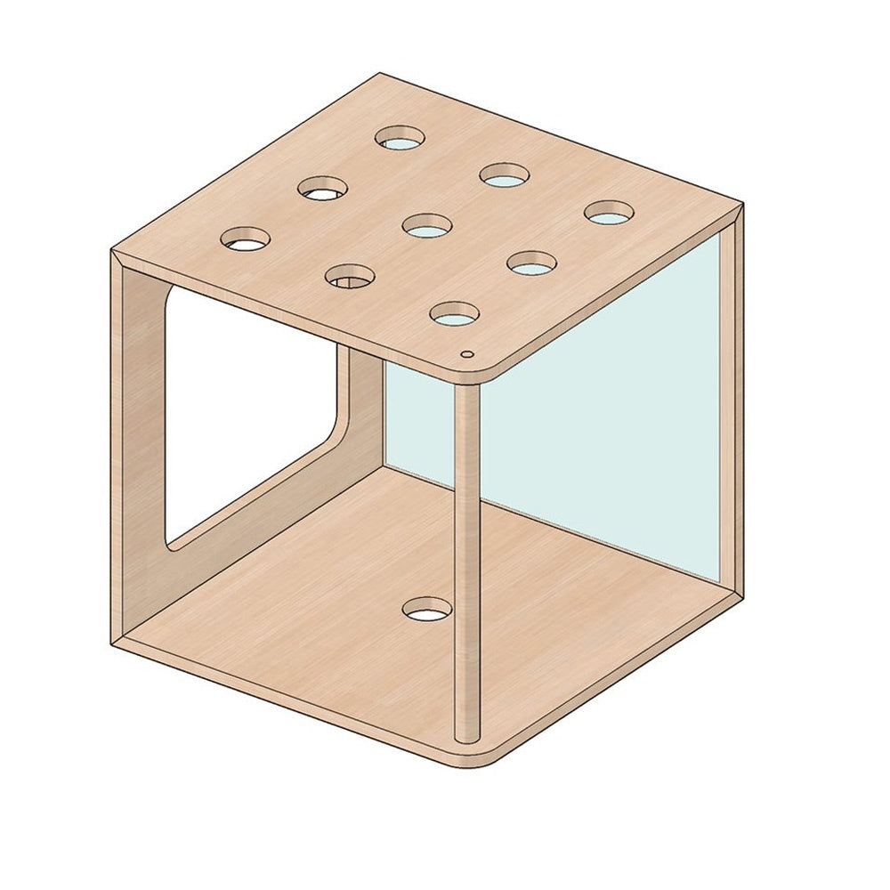 Checubo 2 avec miroir : 55x55x55h cm