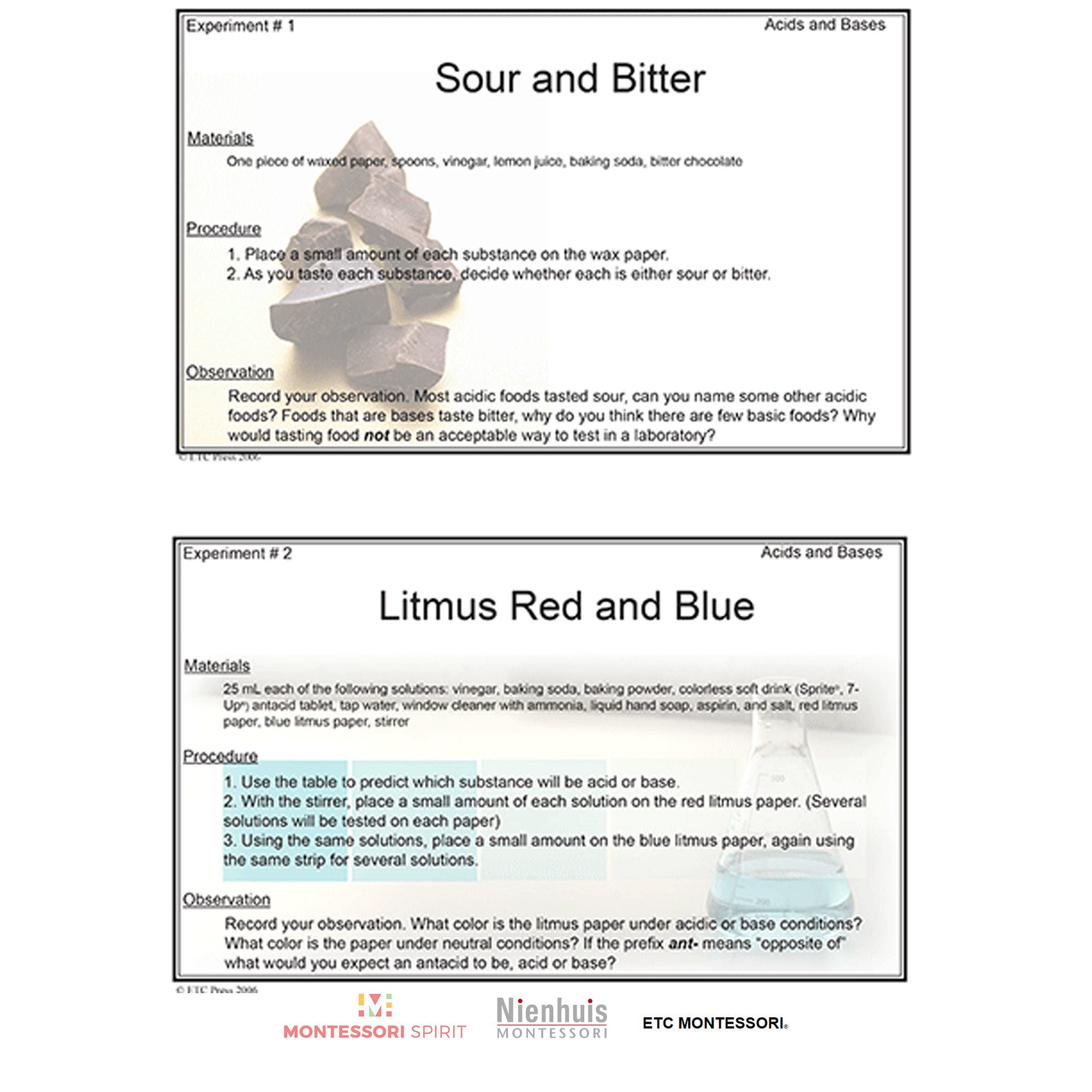 Lower Elementary Chemistry Curriculum