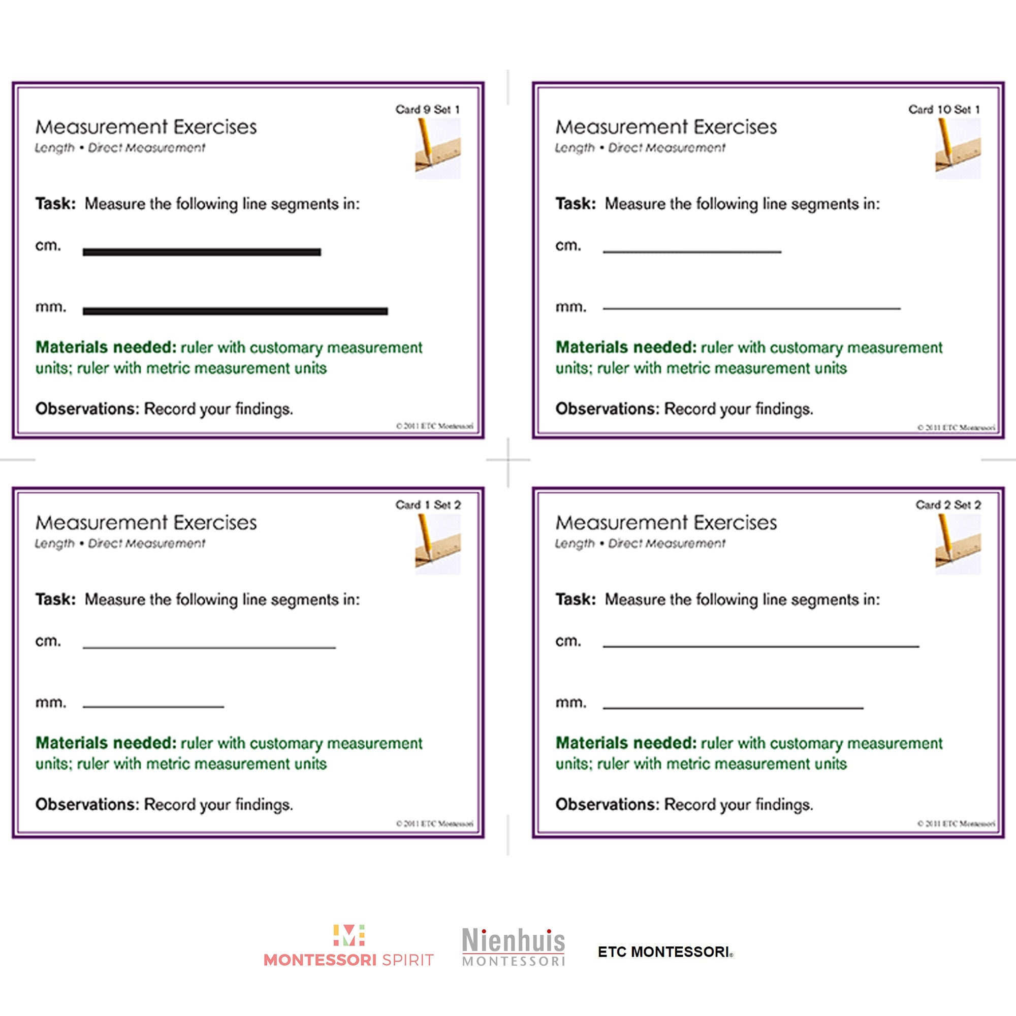 Measurement Curriculum Level 6-9 Metric