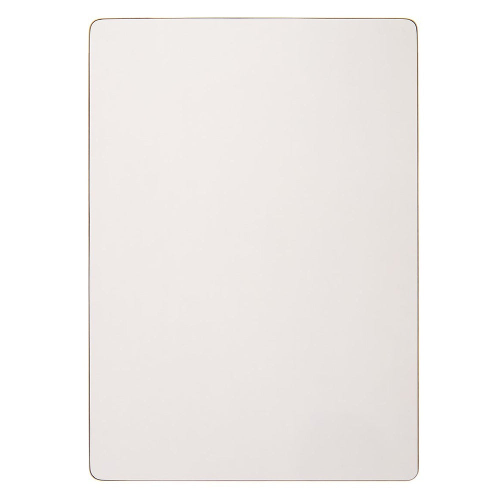 Plateau de table rectangulaire : couleur blanc - 70 x 50 x 2 cm