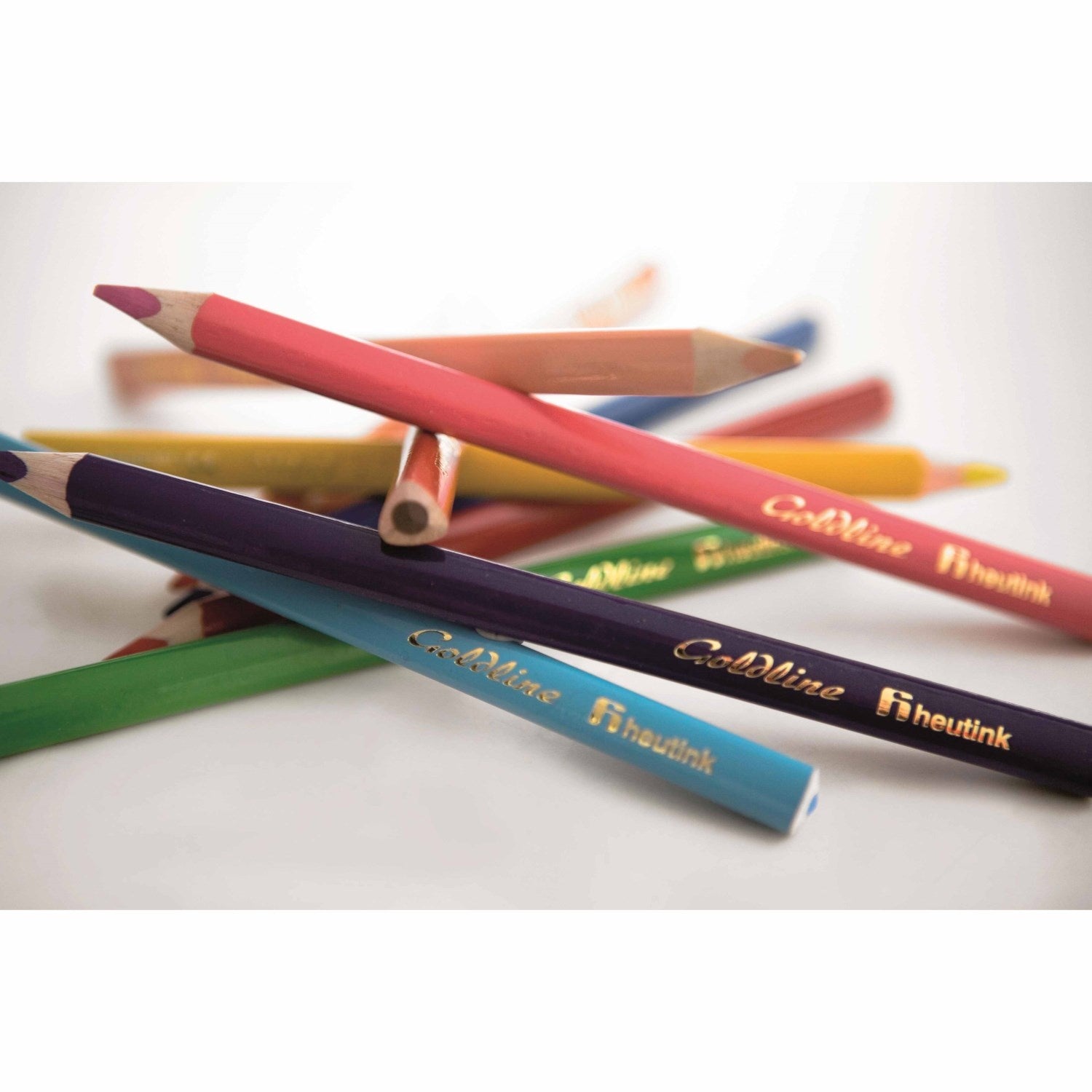 Crayons hexagonal Goldline - Heutink - Can of 12