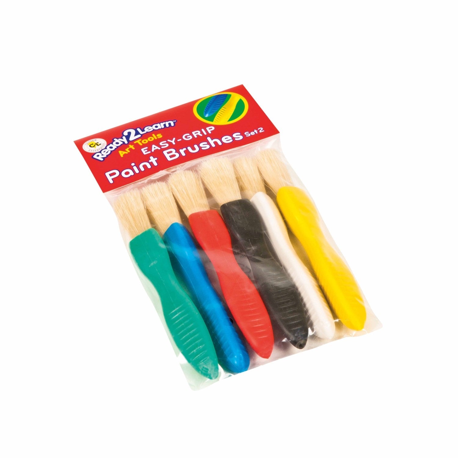 Easy-grip paint brushes - 6 pcs. - 1 Size