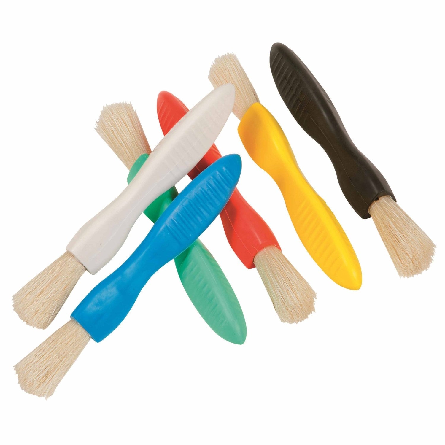 Easy-grip paint brushes - 6 pcs. - 1 Size