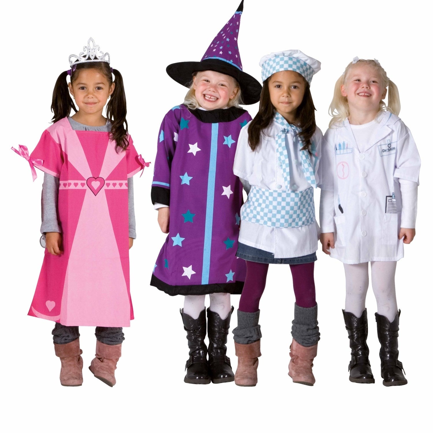 Dress up clothes Girl - Set Of 4