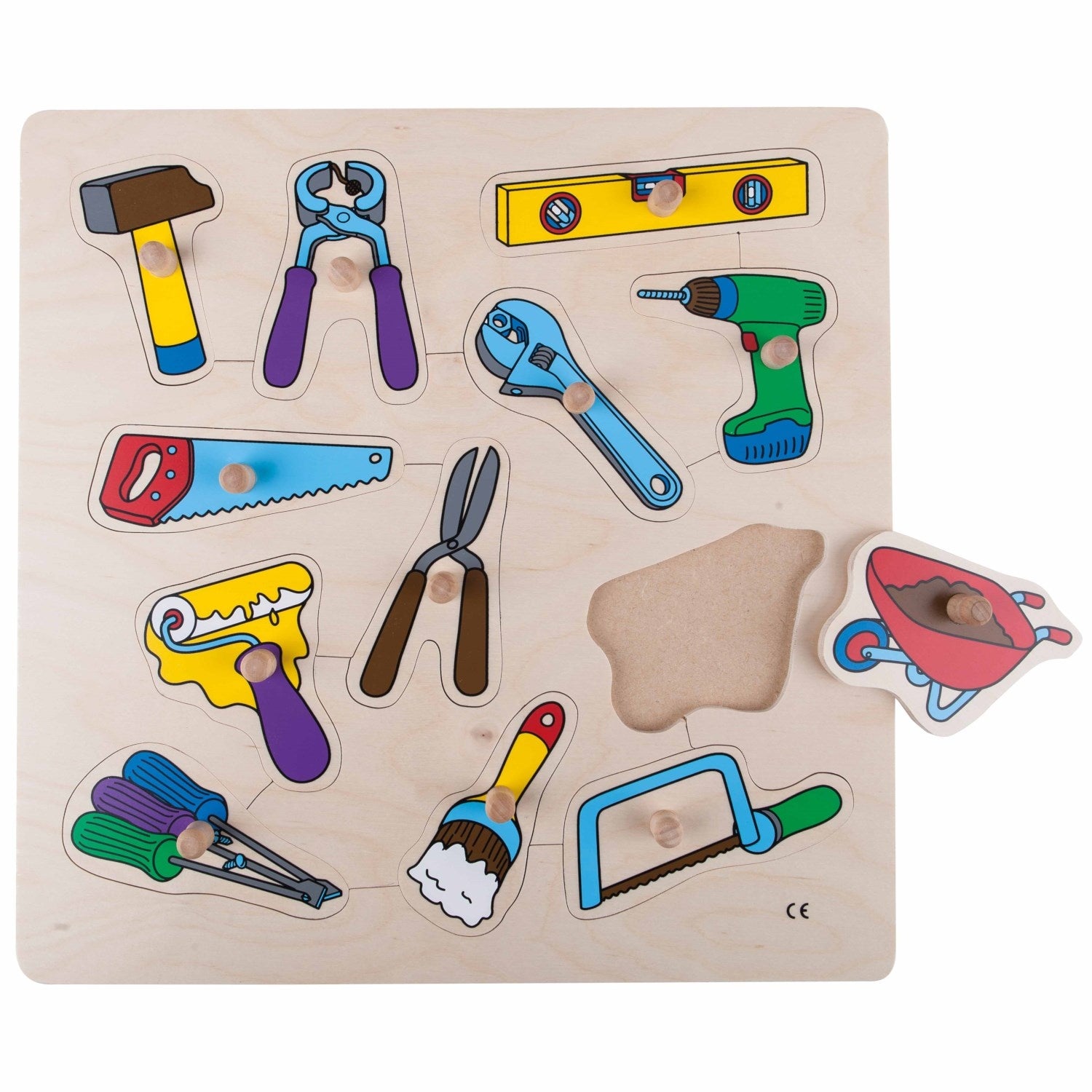 Puzzle à boutons - outils