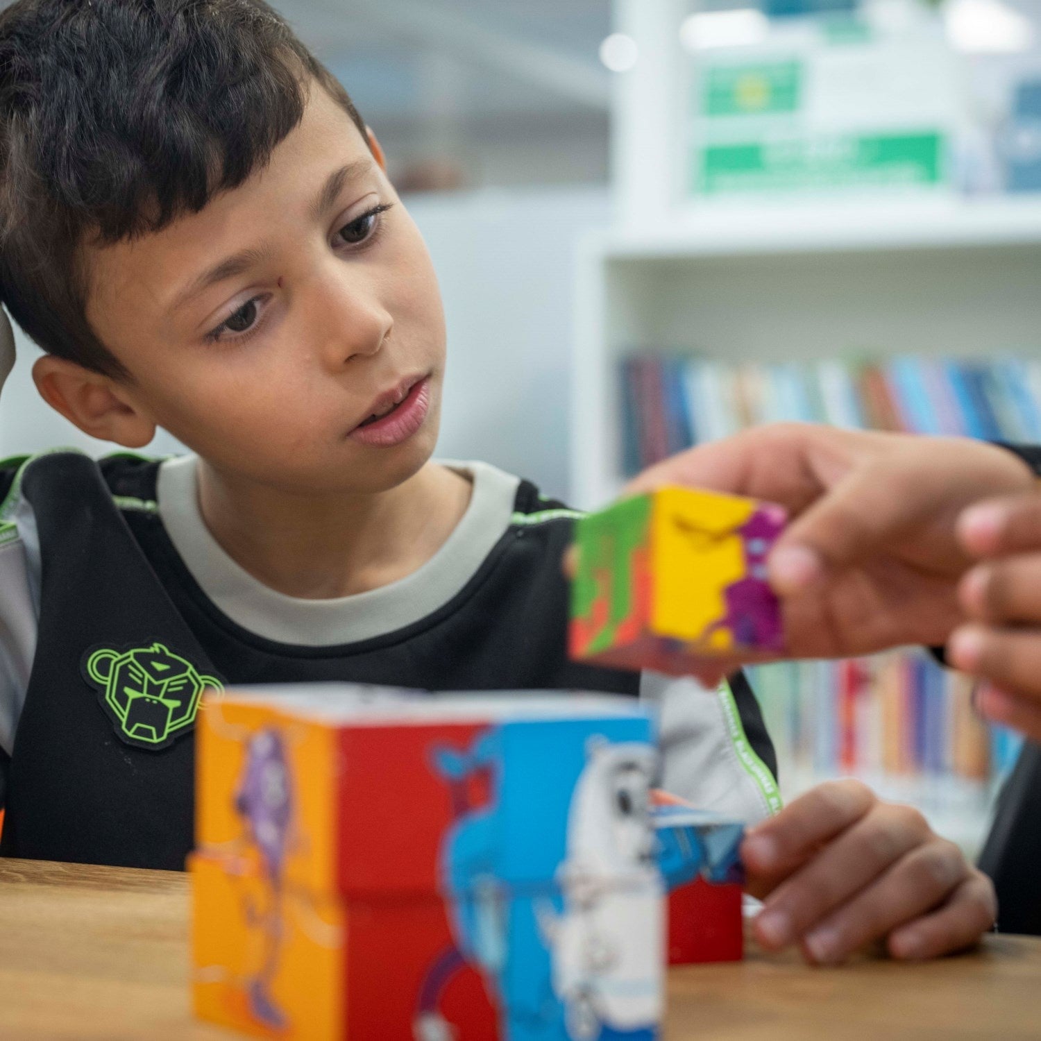 Puzzle de blocs - robots