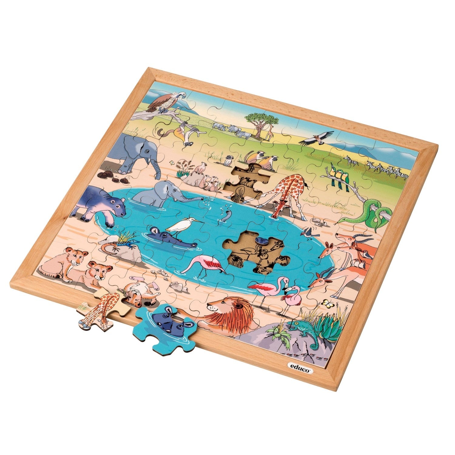 Puzzle de vocabulaire - Savane