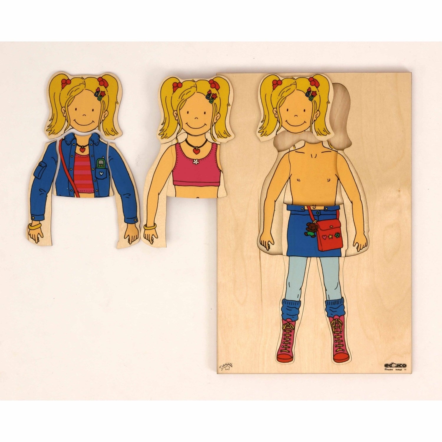 Image of Puzzle-habillons-les-fille