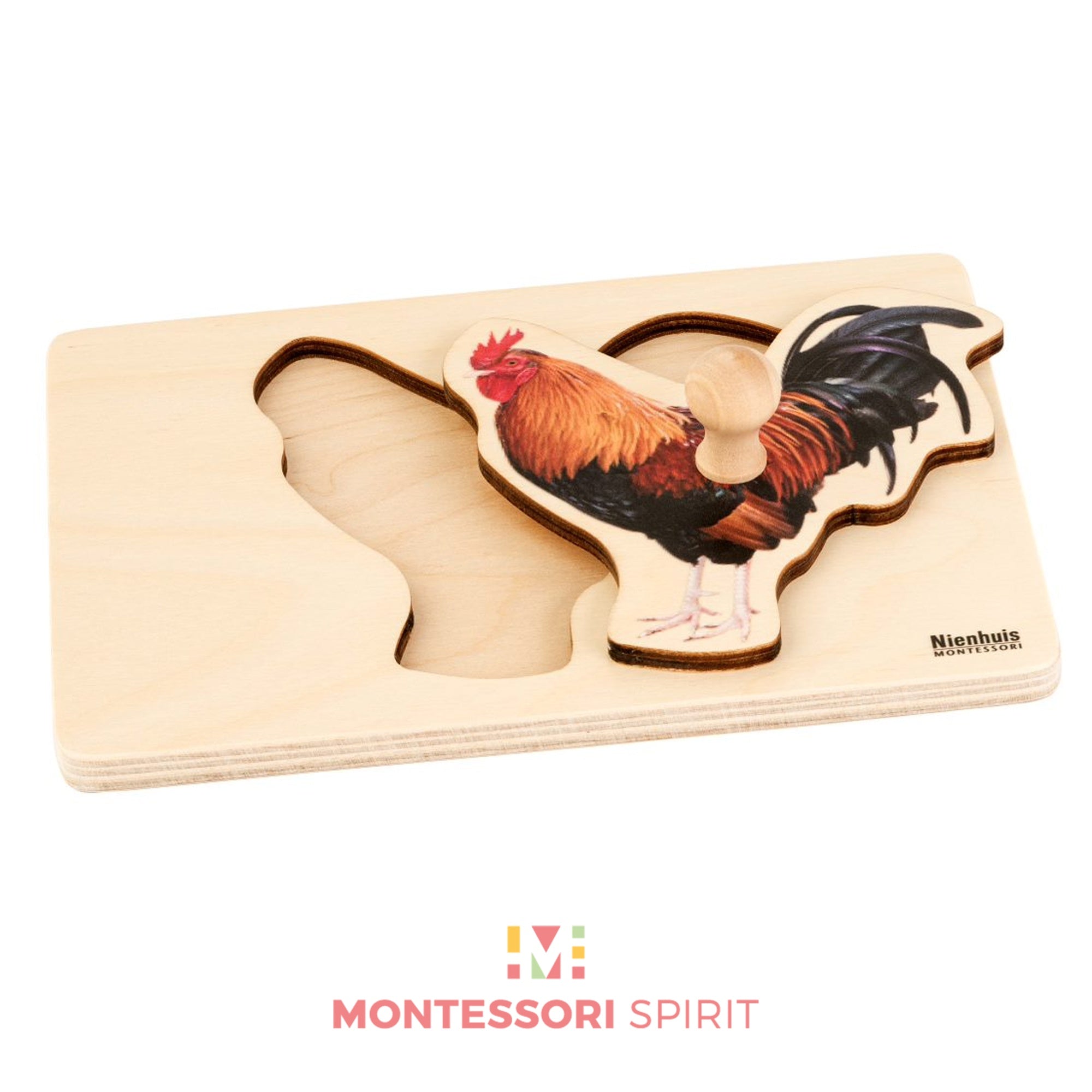 Puzzle pour tous petits : Coq