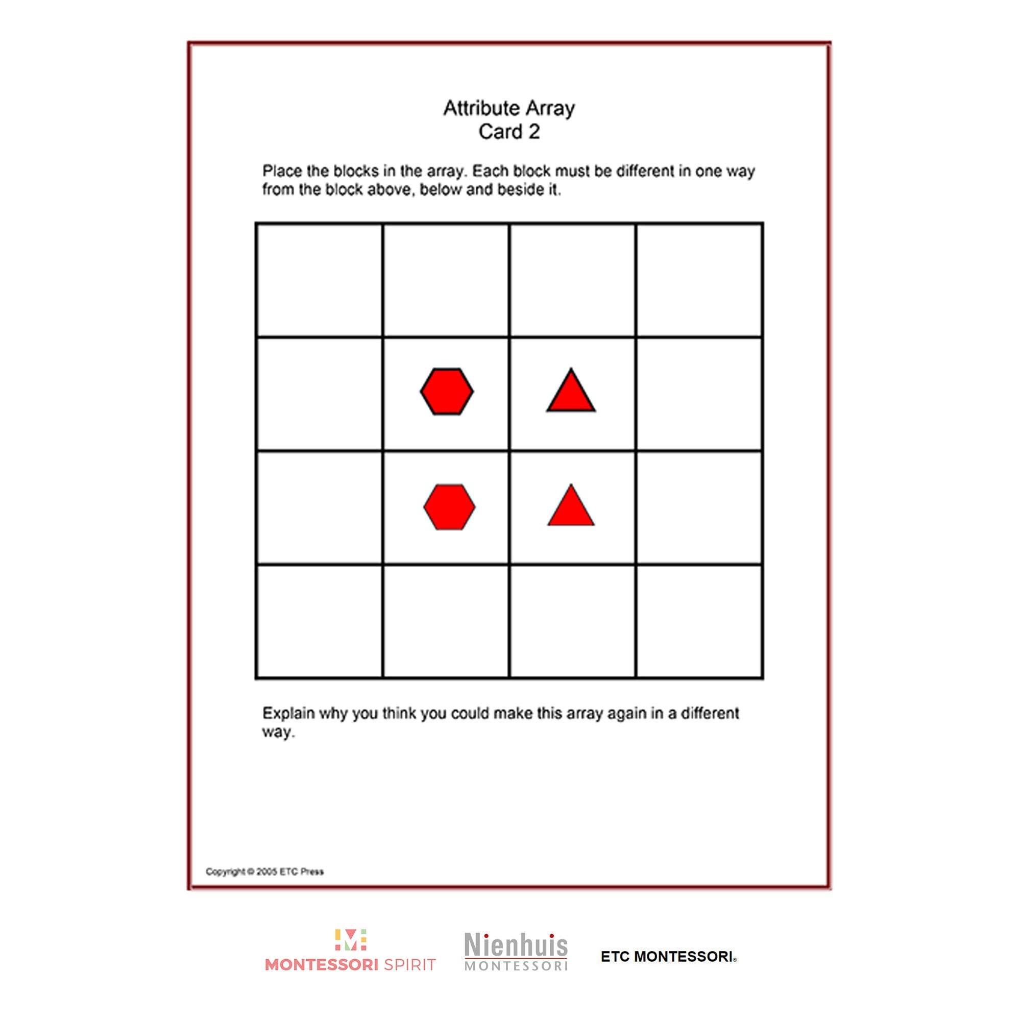 Upper El. Attribute Work with Task Cards