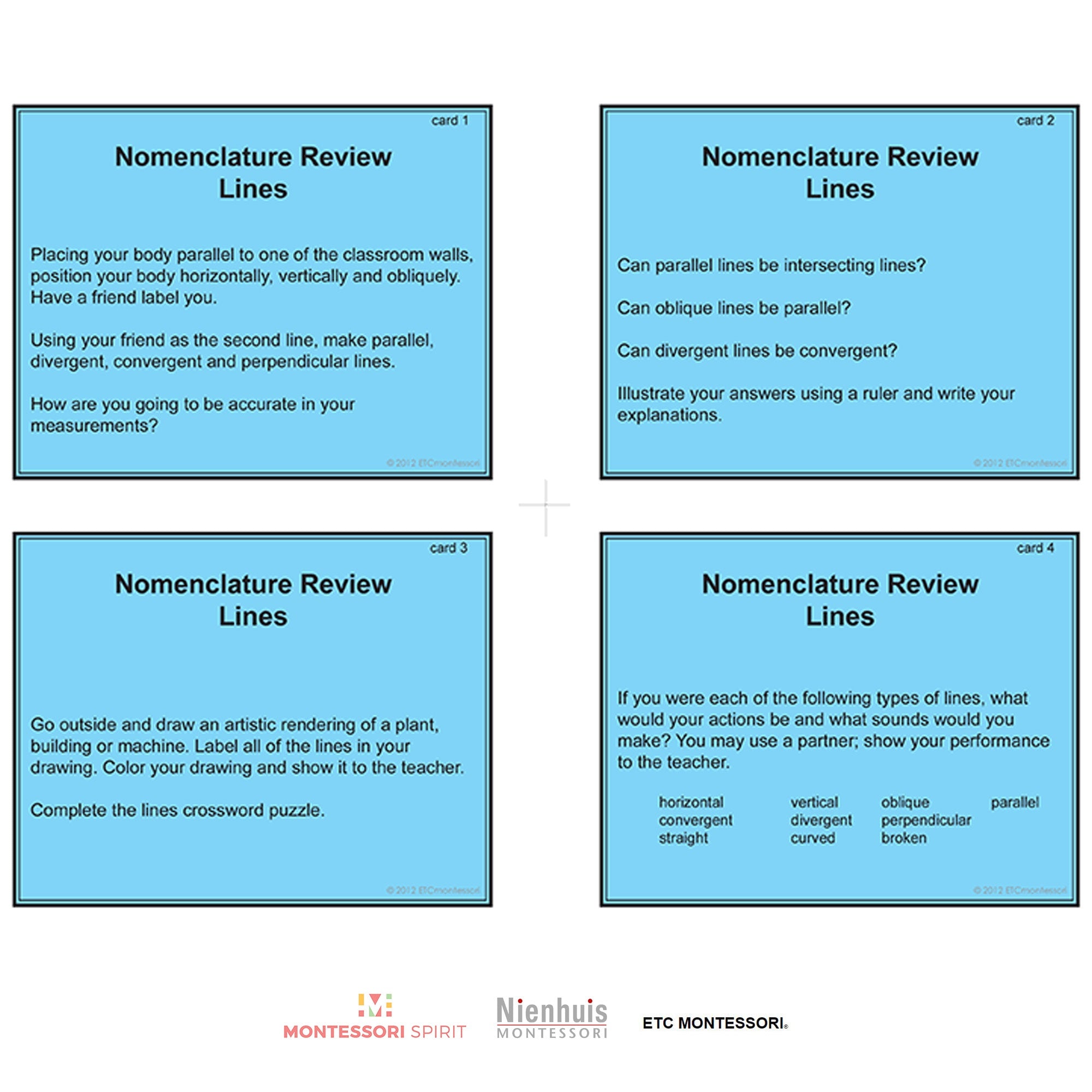 Upper Elementary Geometry - Task Cards