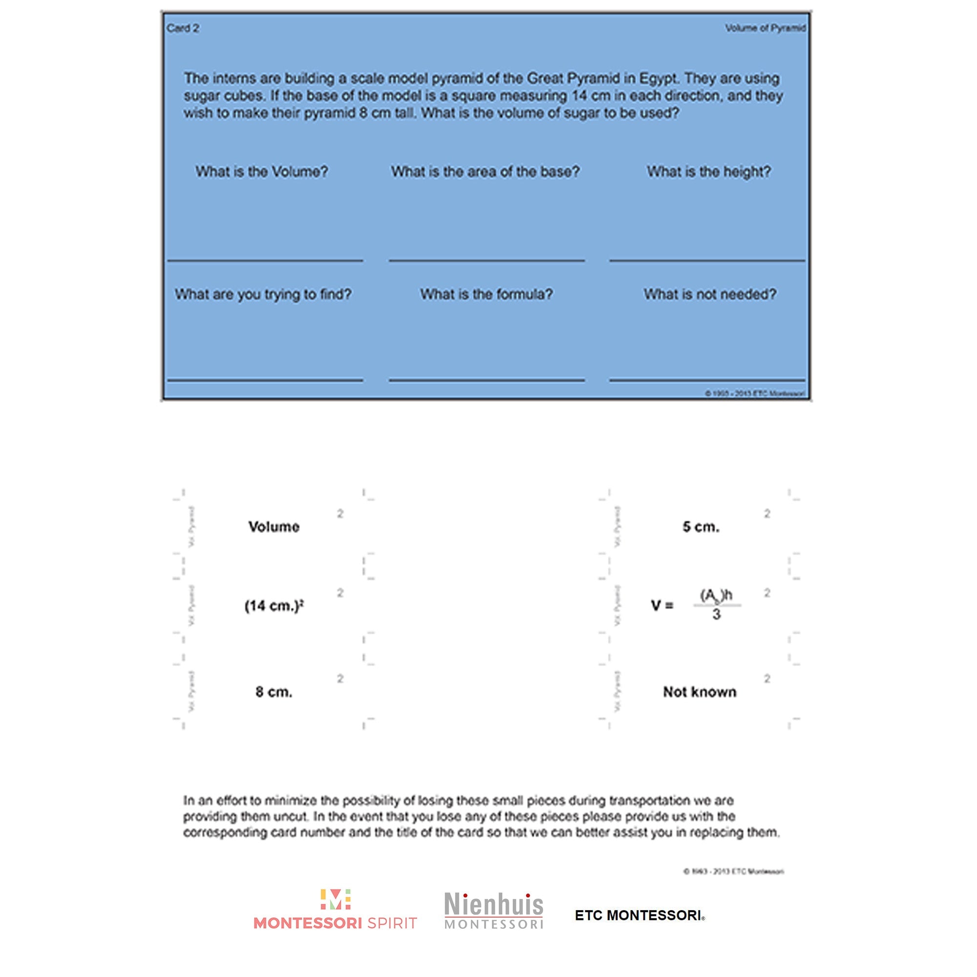 Upper Elementary Geometry - Volume