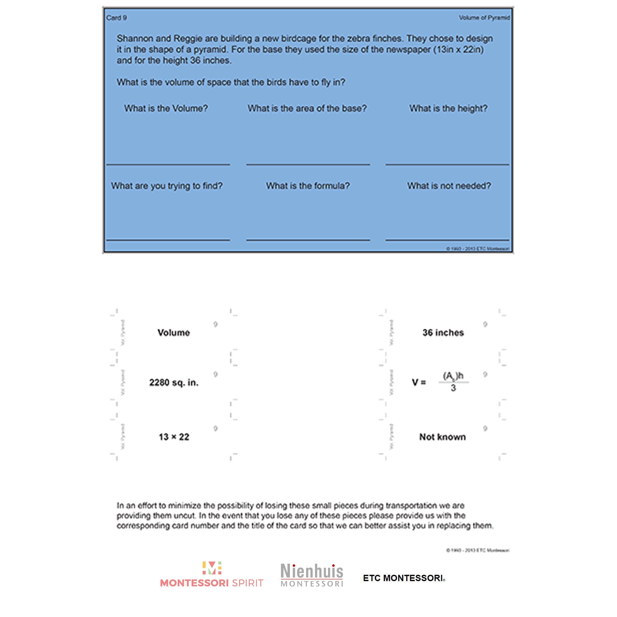 Upper Elementary Geometry - Volume