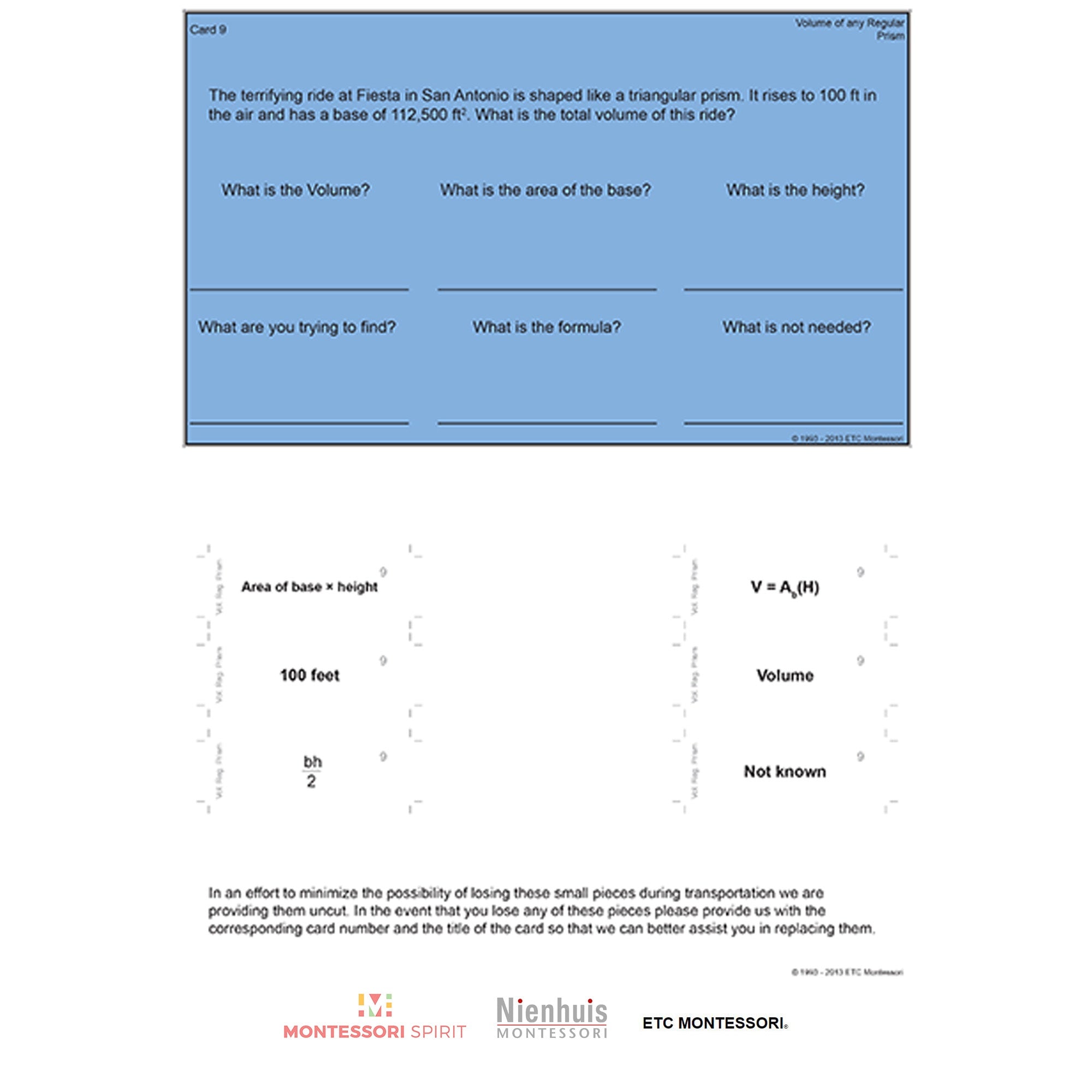 Upper Elementary Geometry - Volume