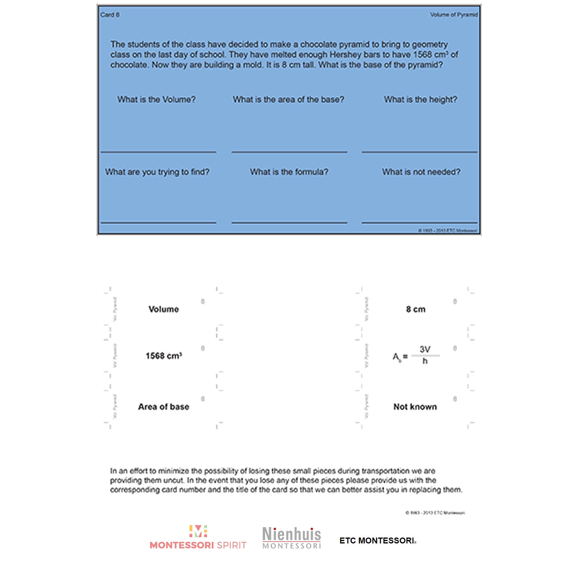 Upper Elementary Geometry - Volume