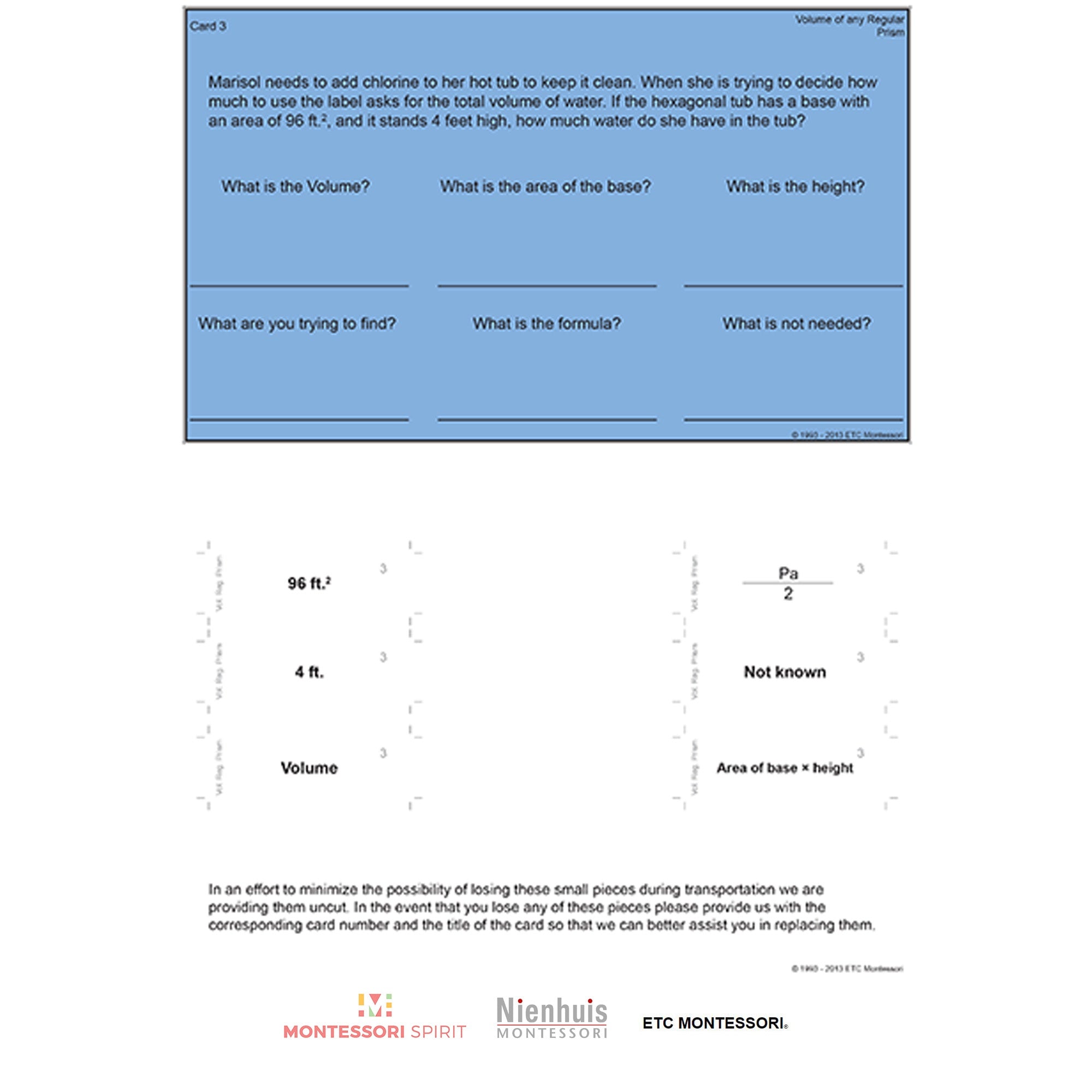 Upper Elementary Geometry - Volume