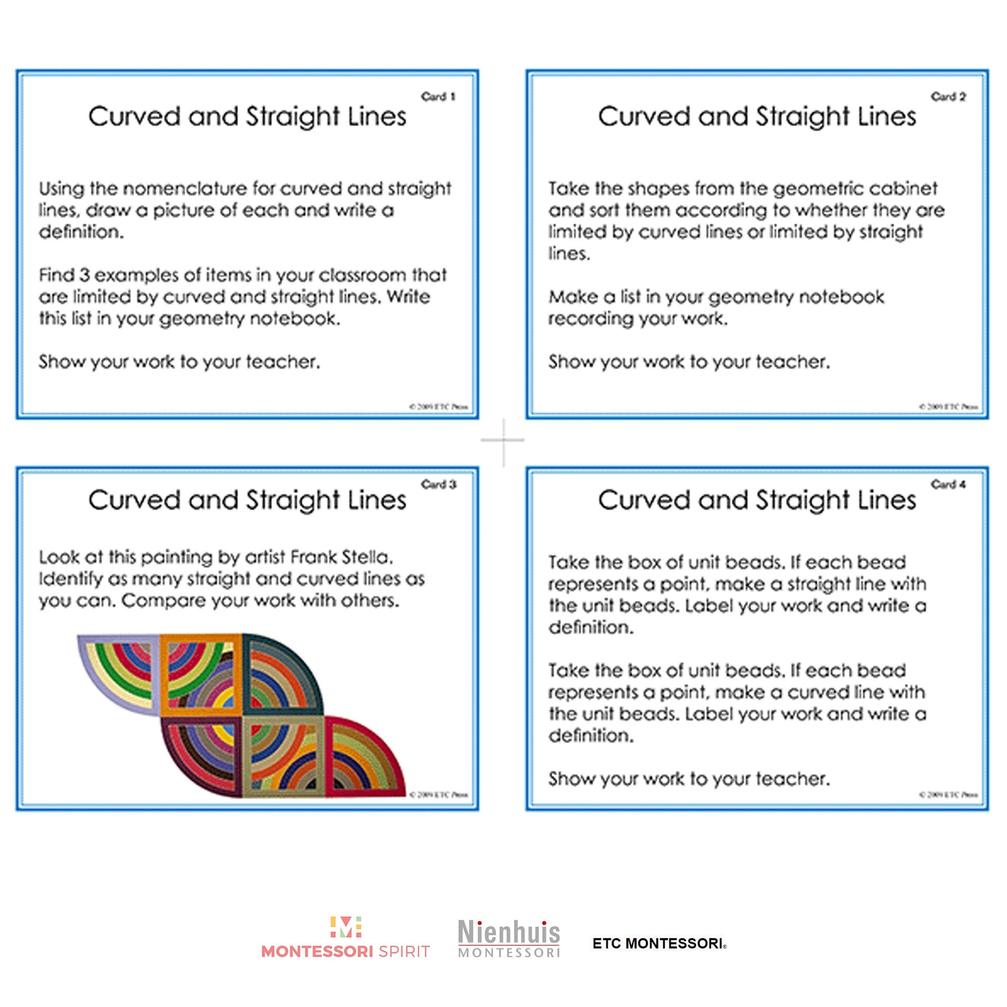 2nd and 3rd Level Geometry Task Cards