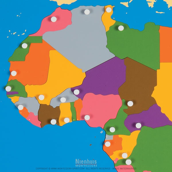 Image of Puzzlekarte-von-Afrika