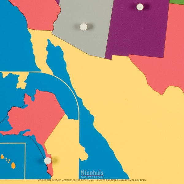 Image of Puzzlekarte-aus-den-Vereinigten-Staaten