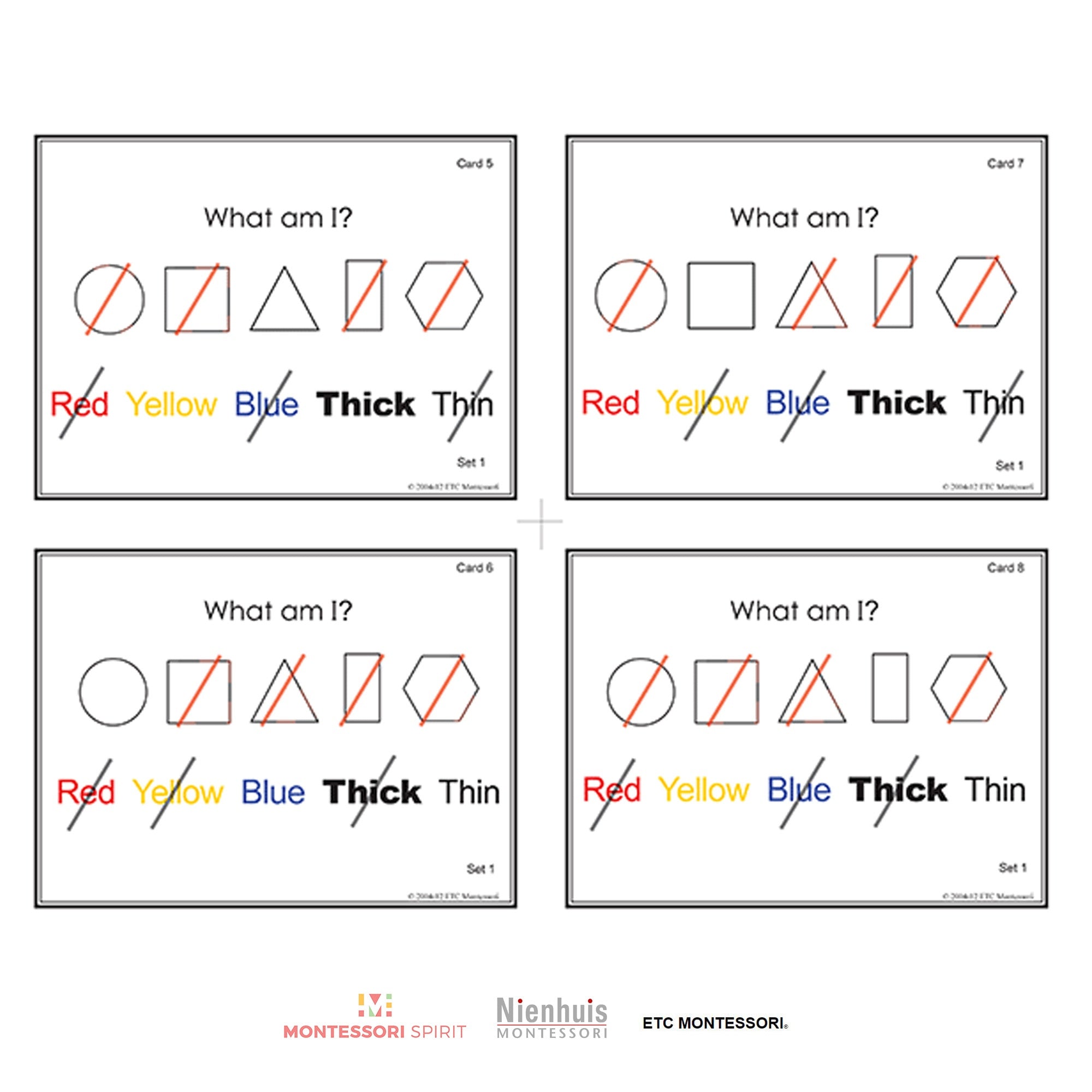 Untere El. Attribute Work w/ Task Cards