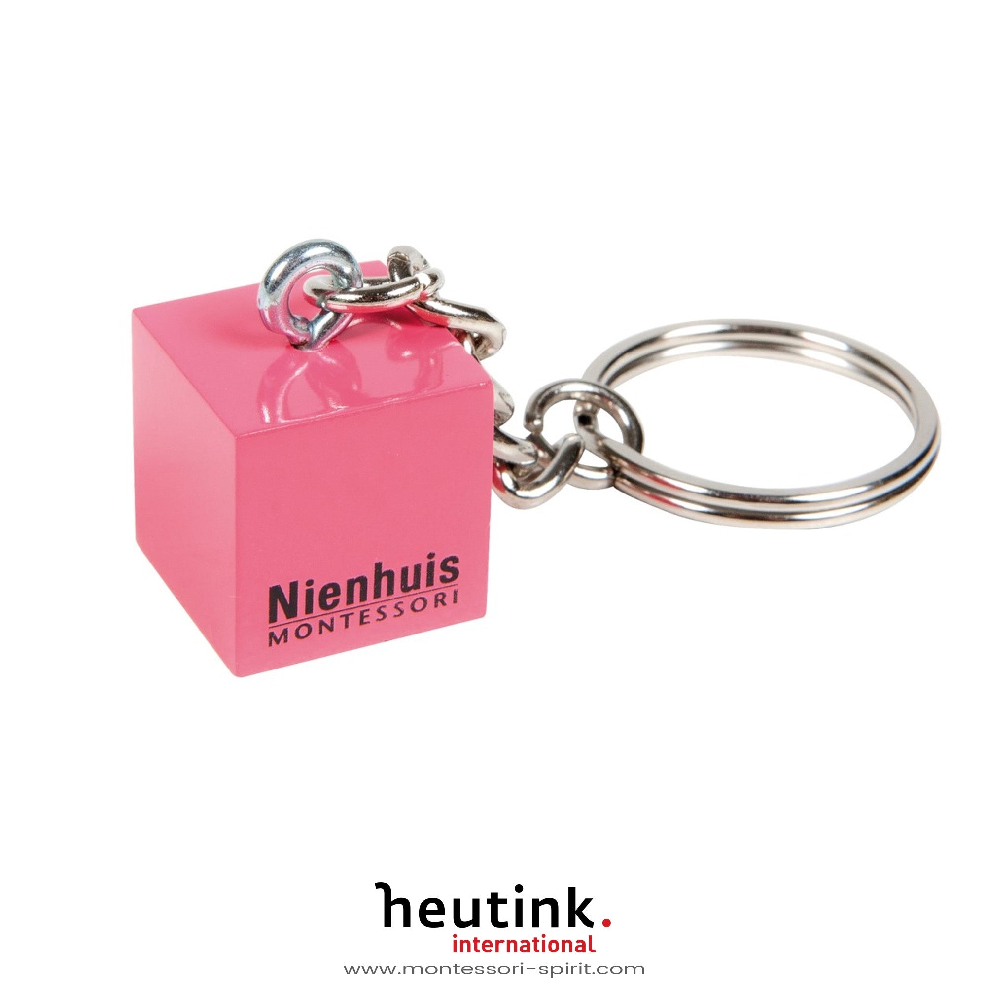 Key Ring Montessori Nienhuis: Pink Tower Cube