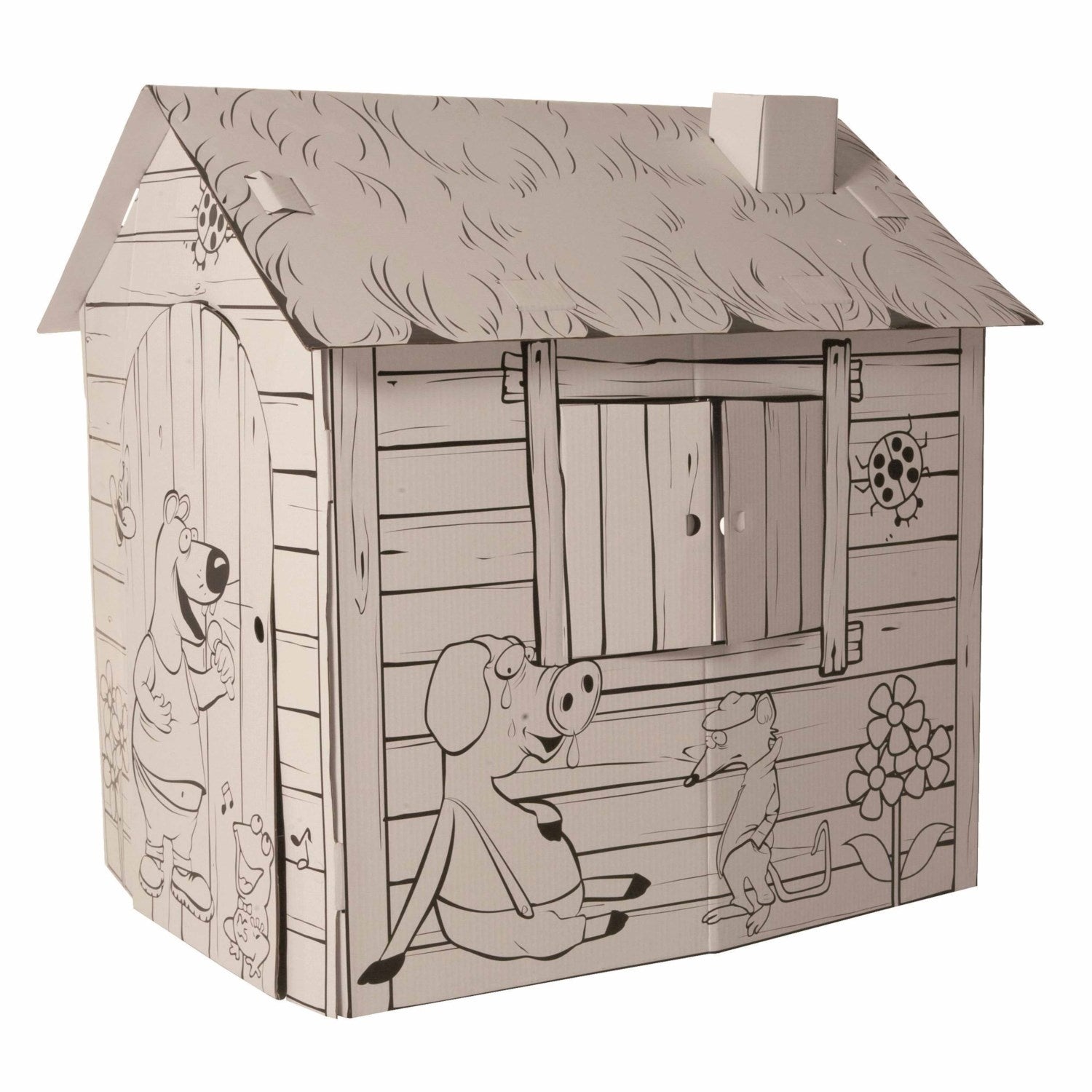 Cardboard play house - Educo - Gedrucktes Spielhaus