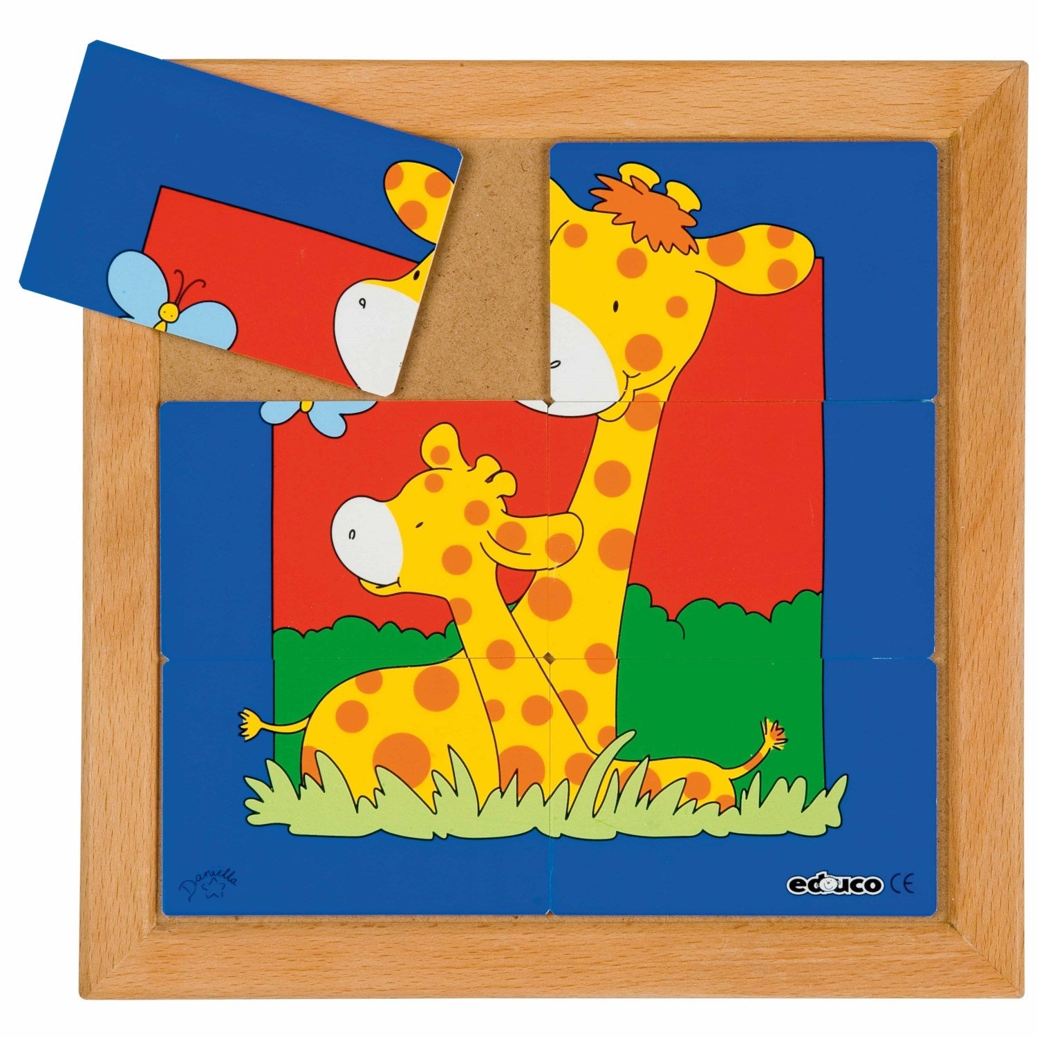 Tierpuzzle - Giraffe