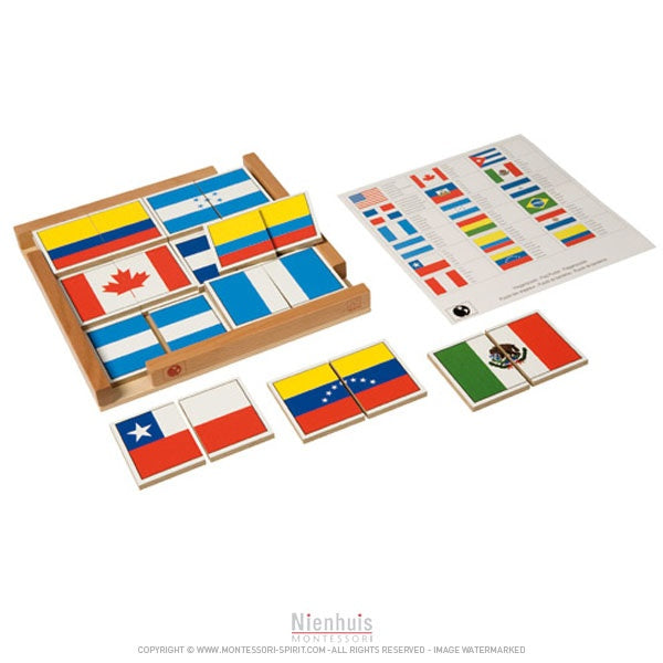 Image of Puzzle-von-Amerika-Flaggen