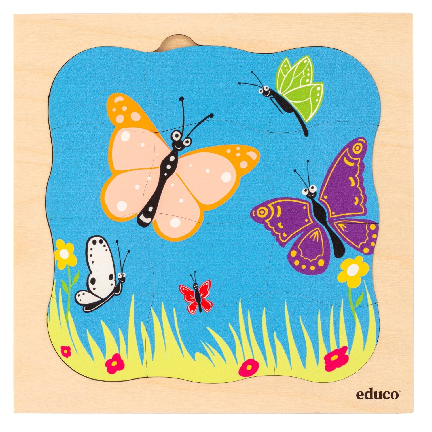 Entwickelbares Puzzle - Schmetterling